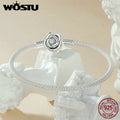 WOSTU 925 Sterling Silver Rose Bracelet
